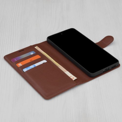 Xiaomi Redmi 15C 4G / Redmi 15C 5G Barna Techsuit Leather Folio tok-5949419336599 3 kép