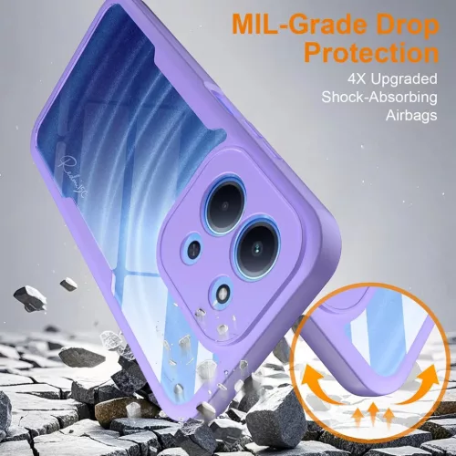 Xiaomi Redmi 15C 4G / Redmi 15C 5G Lila Techsuit - ColorVerse 360 Seri-5949419336339 2 kép
