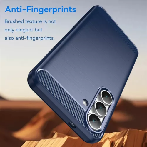 Samsung Galaxy S25 FE Techsuit - Carbon Silicone - Kék tok-5949419336124 5 kép