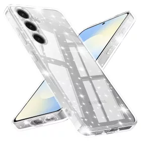   Samsung Galaxy S25 FE Techsuit SparkleSkin Series - Átlátszó tok