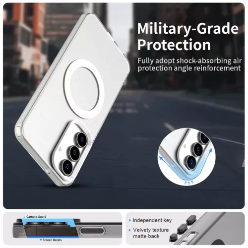 Samsung Galaxy S25 FE Techsuit CandyCase MagSafe - Fehér tok-5949419335899 3 kép