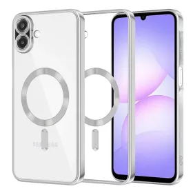 Samsung Galaxy A07 4G Silver Techsuit - Luxury Crystal MagSafe tok-5949419335691 1 kép