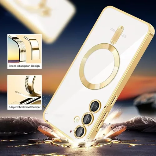 Samsung Galaxy A07 4G Techsuit - Luxury Crystal MagSafe - Világoszöl-5949419335646 4 kép