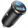 Lisen Autós Töltő (YL0223090002) - Gyors Töltés, USB, Type-C, Szi-6941237431196 1 kép