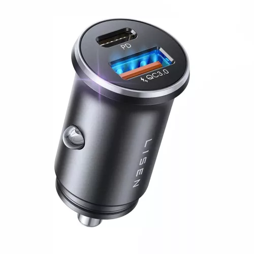 Lisen Autós Töltő (YL0223090002) - Gyors Töltés, USB, Type-C, Szi-6941237431196 2 kép