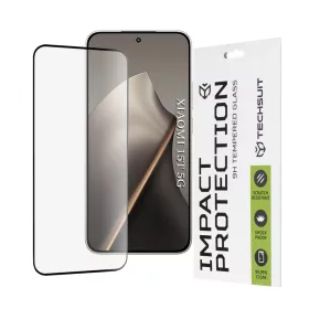   Xiaomi 15T Fekete Techsuit - 111D Teljes Fedésű / Teljes Ragasztású Üveg üvegfólia