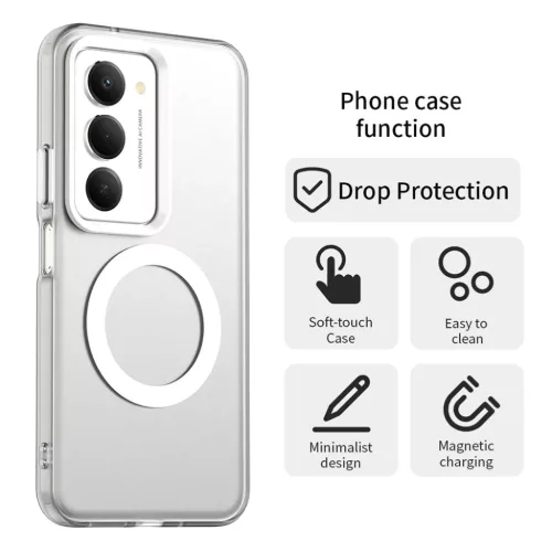 Xiaomi Redmi 15 4G / Redmi 15 5G Techsuit CandyCase MagSafe - Fehér t-5949419337305 6 kép