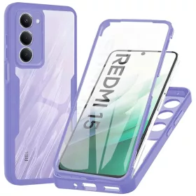 Xiaomi Redmi 15 4G / Redmi 15 5G Purple Techsuit - ColorVerse 360 soro-5949419337268 1 kép