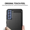  Techsuit - Karbon Szilikon - Samsung Galaxy S21 FE - Fekete tok-5949419041172 2 kép