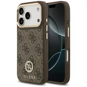    iPhone 17 Pro Barna Guess Hardcase 4G (GUHMP17LP4GRMDEW) tok