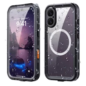 iPhone 17 Fekete ShellBox - IP68 Vízálló tok