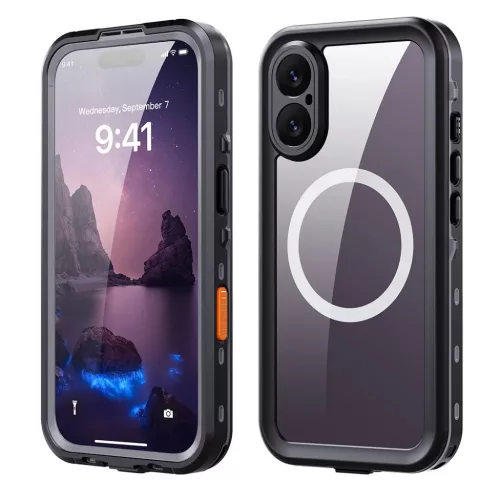iPhone 17 Fekete ShellBox - IP68 Vízálló tok-5949419337732 2 kép