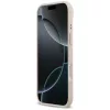 iPhone 17 Air Guess - Grained Strass Logo MagSafe (GUHMP17MPGCRMDEP) --3666339530235 5 kép