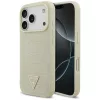 iPhone 17 Pro Guess - Croco Triangle Logo MagSafe (GUHMP17LPCRTHCD) - Arany tok
