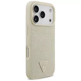 iPhone 17 Pro Guess - Croco Triangle Logo MagSafe (GUHMP17LPCRTHCD) - -3666339552527 2 kép