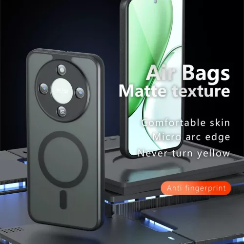 Honor Magic8 Lite Frosted Black Techsuit - PureFrost MagSafe tok-5949419338999 4 kép