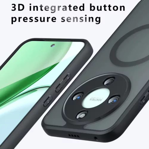 Honor Magic8 Lite Frosted Black Techsuit - PureFrost MagSafe tok-5949419338999 6 kép