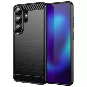 Samsung Galaxy S26 Ultra Fekete Techsuit Carbon Silicone tok-5949419338951 1 kép