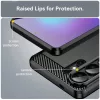 Samsung Galaxy S26 Ultra Fekete Techsuit Carbon Silicone tok-5949419338951 5 kép