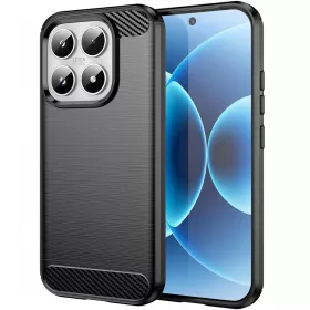 Xiaomi 17 Fekete Techsuit Carbon Silicone tok