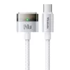 Mcdodo Mágneses kábel (CA-2071) - USB-C és MagSafe 3 között, 140W, LED jelző, 2m - Fehér