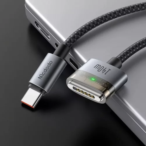 USB-C to MagSafe 3 Mcdodo Magnetic Cable (CA-2071), 140W, LED kijelző-6921002620703 6 kép