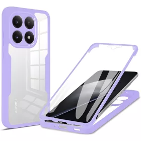   Xiaomi 15T Purple Techsuit - ColorVerse 360 Sorozat + Kijelzővédő tok