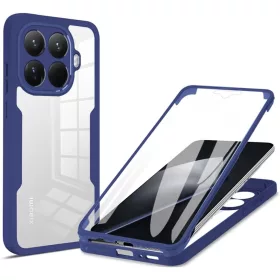   Xiaomi 15T Pro Kék Techsuit - ColorVerse 360 Series + Képernyővédő tok