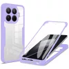 Xiaomi 15T Pro Techsuit - ColorVerse 360 Series + Screen Protector - Purple tok