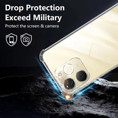 Honor Magic8 Pro Techsuit - Shockproof Clear Silicone - Átlátszó. t-5949419339651 2 kép