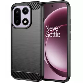 OnePlus 15 Fekete Techsuit Carbon Silicone tok-5949419339620 1 kép