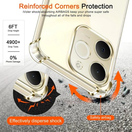 OnePlus 15 Techsuit - Shockproof Clear Silicone - Átlátszó burkolat-5949419339613 4 kép