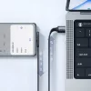 Mcdodo USB-C to USB-A 90 fokos kialakítás, 100W, LED kijelző, 1.2m -6921002633406 5 kép