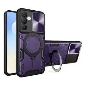 Samsung Galaxy S25 FE Lila Techsuit CamGuard Pro tok