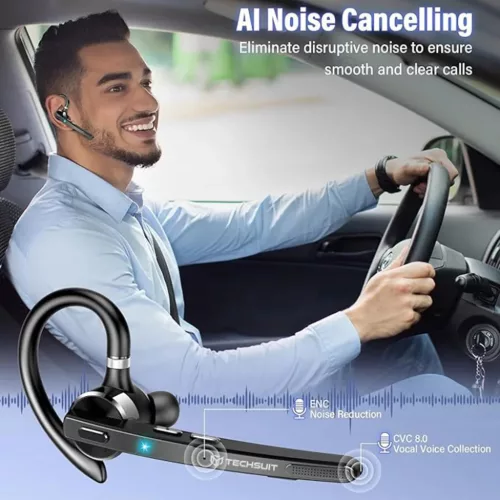 Bluetooth Headset Techsuit TalkZen (G9) - HandsFree, Bluetooth 5.1, Du-5949419340114 3 kép