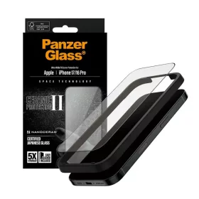 iPhone 17 / iPhone 16 Pro Fekete PanzerGlass® Ultra-Wide Fit Ceramic -5715685026638 1 kép