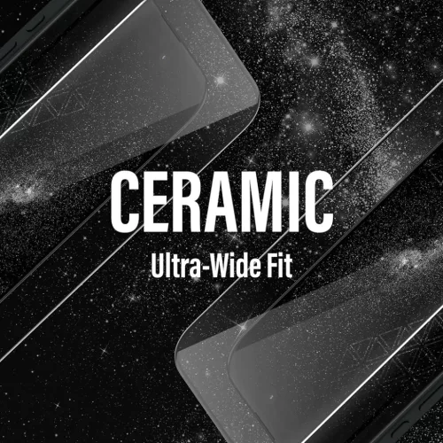 iPhone 17 / iPhone 16 Pro Fekete PanzerGlass® Ultra-Wide Fit Ceramic -5715685026638 3 kép