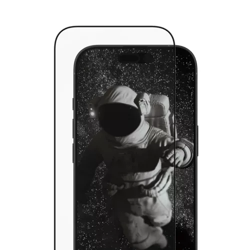 iPhone 17 / iPhone 16 Pro Fekete PanzerGlass® Ultra-Wide Fit Ceramic -5715685026638 6 kép