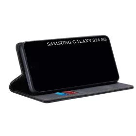 Techsuit - Confy Cover - Samsung Galaxy S26 - Fekete fliptok tok-5949419343474 2 kép