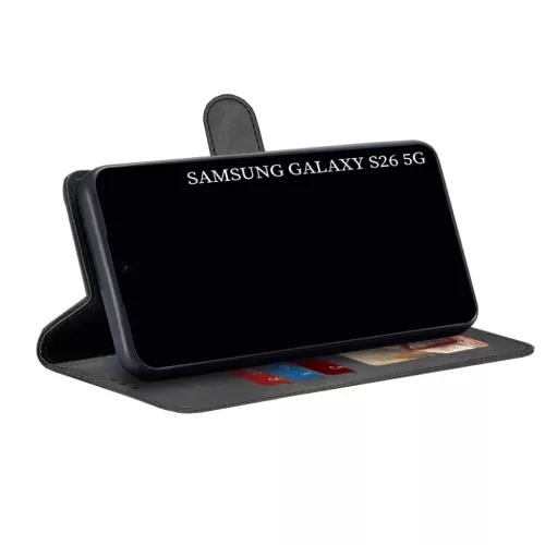 Techsuit - Diary Fliptok - Samsung Galaxy S26 - Fekete tok-5949419343443 2 kép