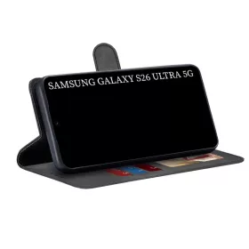 Techsuit - Napló Fliptok - Samsung Galaxy S26 Ultra - Fekete tok-5949419343436 2 kép