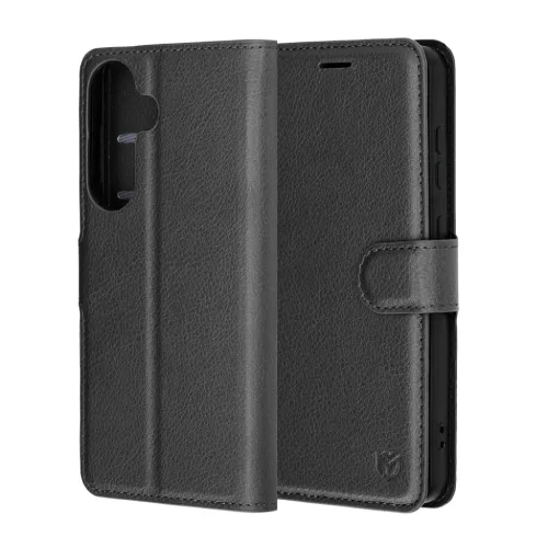 Samsung Galaxy S26 Fekete Techsuit Bőr Fliptok-5949419343412 6 kép
