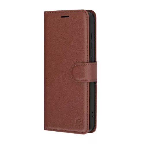 Samsung Galaxy S26 Barna Techsuit Bőrcsukható fliptok-5949419343405 4 kép