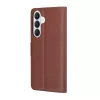 Samsung Galaxy S26 Barna Techsuit Bőrcsukható fliptok-5949419343405 5 kép