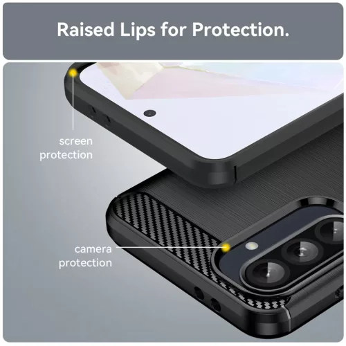 Samsung Galaxy S26 Kék Techsuit - Carbon Silicone tok-5949419343238 1 kép