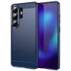 Samsung Galaxy S26 Ultra Kék Techsuit - Carbon Silicone tok