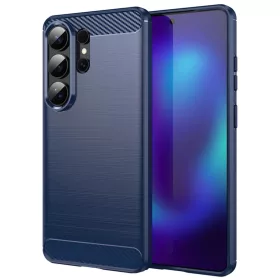 Samsung Galaxy S26 Ultra Kék Techsuit - Carbon Silicone tok