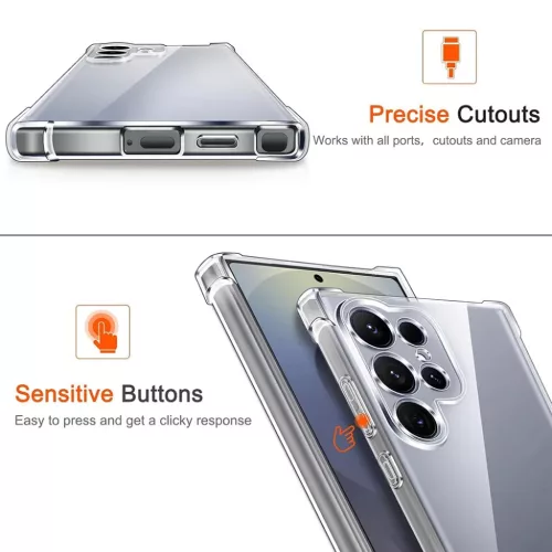 Samsung Galaxy S26 Ultra Átlátszó Techsuit Ütésálló Szilikon Ma-5949419343115 4 kép