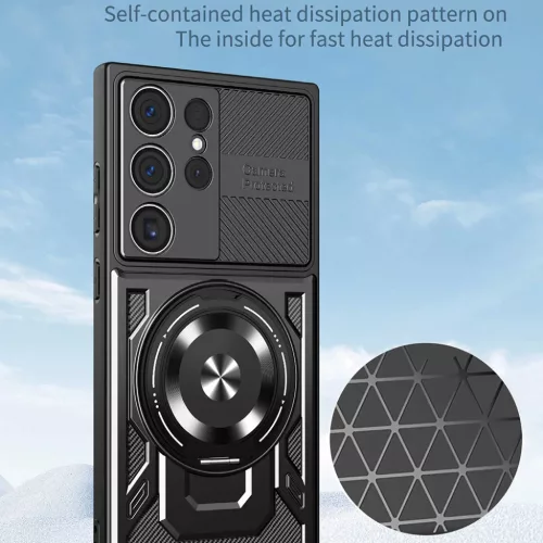 Samsung Galaxy S26 Ultra Fekete Techsuit RuggedCam tok-5949419342149 4 kép