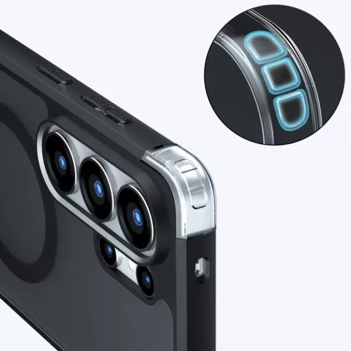  Samsung Galaxy S26 Ultra Matt Fekete Techsuit PureFrost MagSafe tok-5949419342057 6 kép